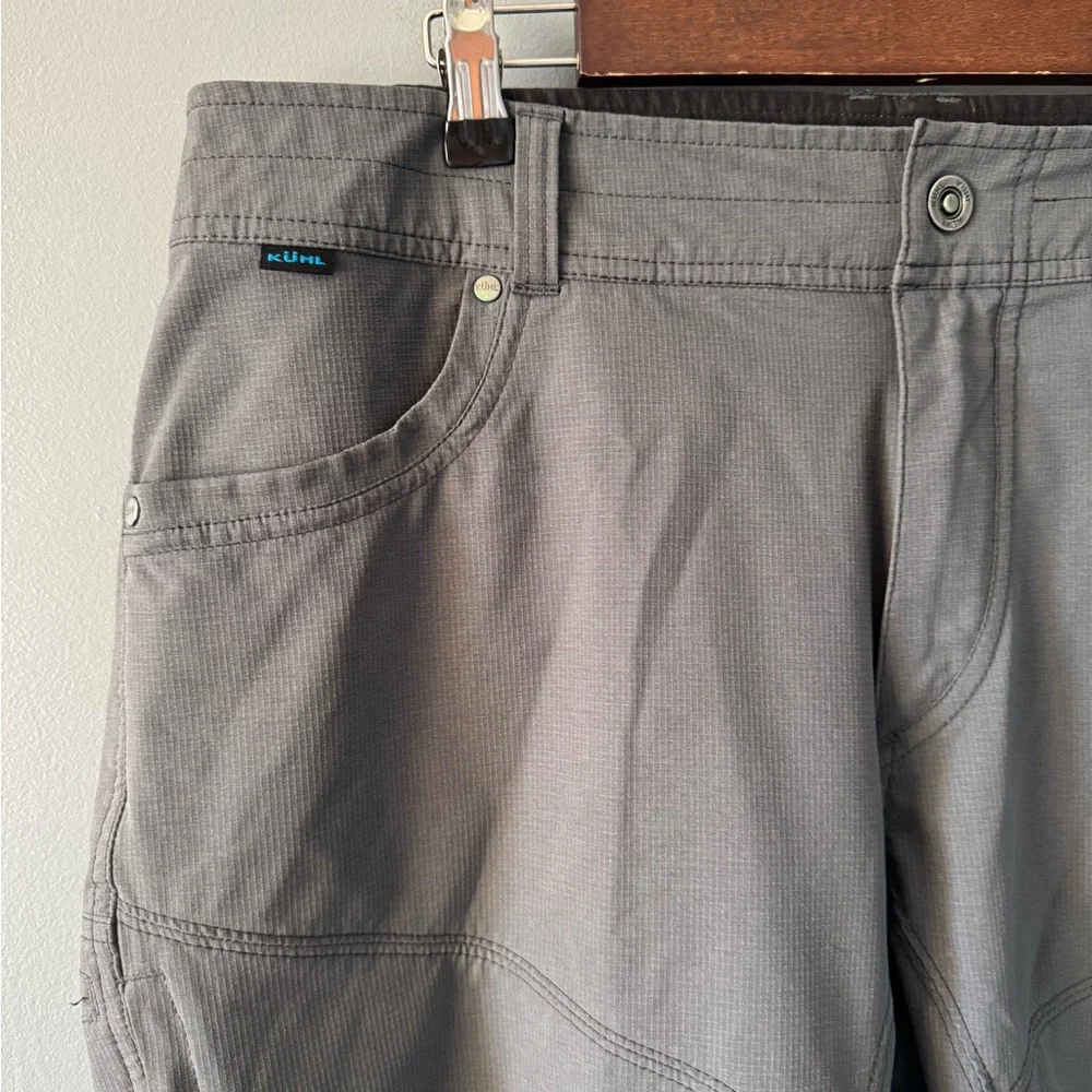 Kuhl Renegade Shorts Mens 38 koal Lightweight Performance Outdoor Hiking - Picture 2 of 9